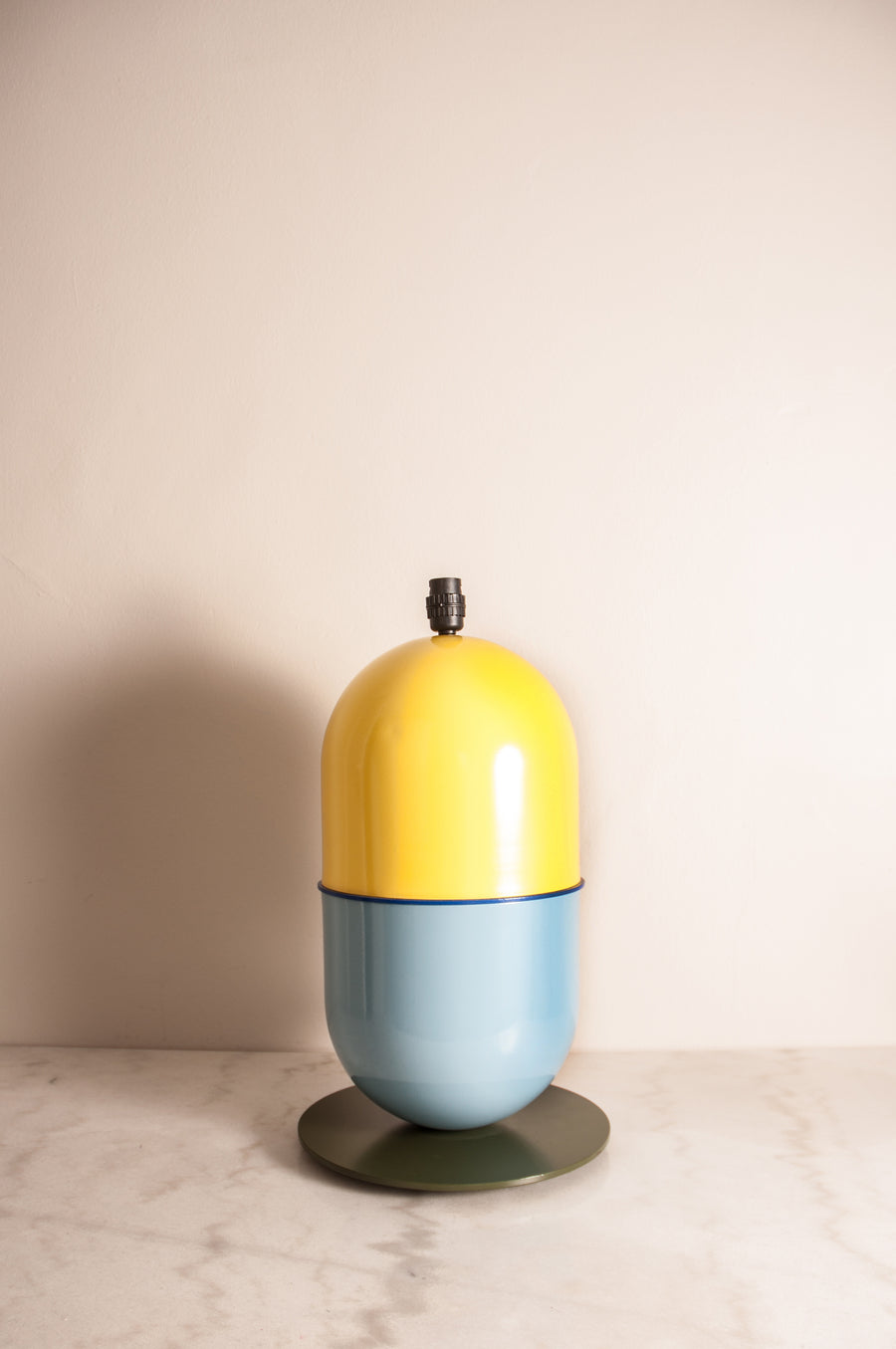 Cocoon Lamp - Blue, Yellow & Green